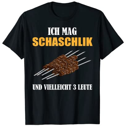 Shashlik Lovers Saying Meat Skewer Shashlik Skewers T-Shirt
