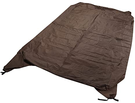 Yusat Tischtennisplatte, Staubdichte Abdeckung, Innenhof, Terrasse, Regensicher, Sonnenschutz, Tischfliesenabdeckung (Braun)