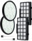 2 Kits De Filtros HEPA y de Espuma Compatibles Con Rowenta X-Trem Power RO69xx Y Silence Force RO72xx, Modelos RO6941EA, RO6951EA, RO6963EA, RO6971EA, RO6984EA, RO6993EA, Compatible Con ZR006001