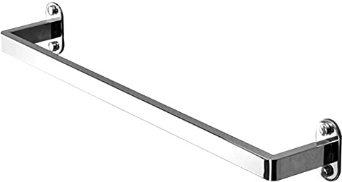 Towel Rail for Bathroom, Hand Towel Bar Rail Stainless Steel Single Rod Towel Holder Hanger Wall Mounted for Bathroom Kitchen,Polished Silver Finish(SZ:105cm) (Color : Multi Colored, Size : 45cm)