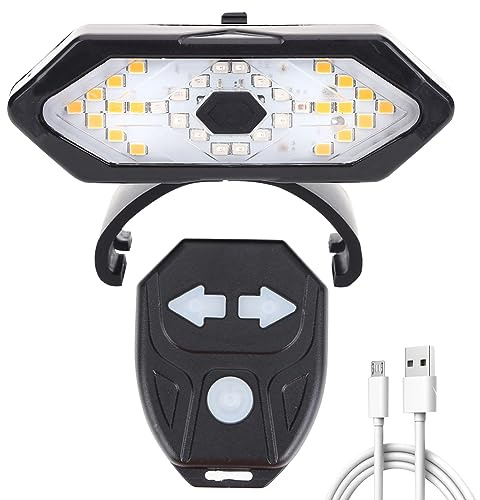 LYEAA Indicatore di direzione Impermeabile Luce di Sicurezza 900mAh Lampada di Avvertimento LED Telecomando Wireless Intelligente Micro USB Ricaricabile for M365 Pro 2 MI 4
