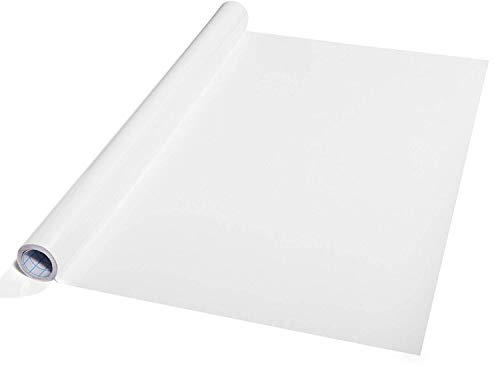 Autocollant pour tableau blanc magnétique - Planificateur hebdomadaire - Tableau blanc effaçable à sec - Rouleau de papier peint en vinyle pour bureau, maison, école (A4)