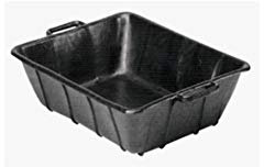 CASSA PORTA MALTA IN PLASTICA C/RINFORZO IN FERRO X EDILIZIA NERO 30LT 64X48X18