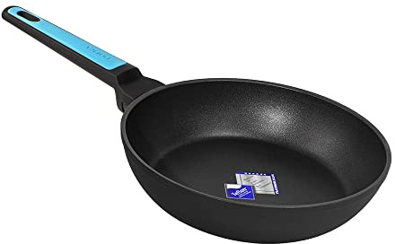 Cecotec Sartén Polka Platinum 28 Bucket Thunder. Diámetro 28 cm, Aluminio Forjado, Revestimiento Antiadherente Teflon Platinum Plus, Apta para Lavavajillas y Todo tipo de Cocinas, Libre PFOA
