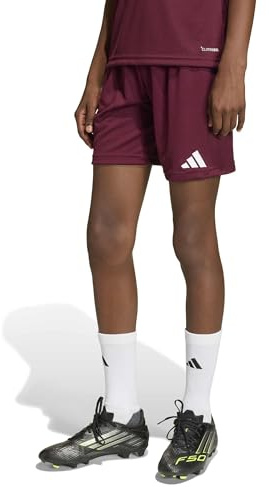 adidas Unisex niños Entrada26 Kids Shorts, Team Maroon 2/White, 3-4 Years