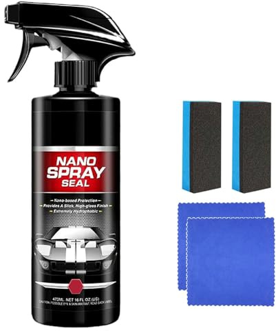 Sellador Nano Sintético en Aerosol para Autos,Recubrimiento en Aerosol para Autos,Nano Spray Eliminador de Arañazos para Autos,Sellador Rápido de Recubrimientos Cerámicos