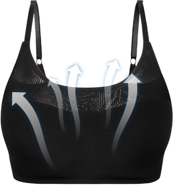 Gupcaqosjw Massaggiatore Seno | Reggiseno Massaggiatore Rassodante Seno,Dispositivo Vibrante Portatile Riutilizzabile Con Riscaldamento E 3 Modalità Per Maternità, Postpartum E Allattamento