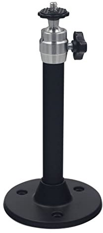 Fulusor Universal Mini Projector Ceiling Mount - Black, Aluminium, 3kg Capacity, 90° Tilt, 360° Rotation