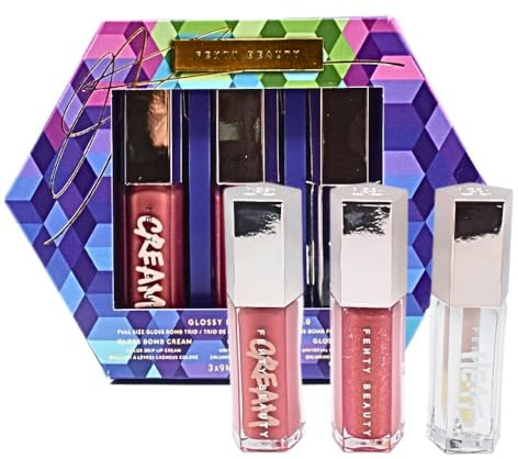 Fenty Glossy Posse Volume 6.0 Full Size Gloss Bomb Trio - Lip Gloss Set