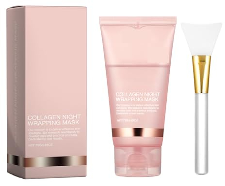 Peel Off Maske Gesicht, Collagen Collagen Maske Gesicht, Feuchtigkeitsmaske, Anti Falten Gesichtsmaske Frauen Nähren Gesichtpflege,75g
