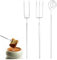 Tenedores de Acero Inoxidable,3 PCS Tenedores de Chocolate para Fondue Chocolate Queso Postres Juego de Cubiertos de Cocina Multiusos Tenedore de Bombones para Chocolates Artesanales
