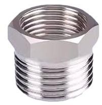 XSDSM Riduttore Adattatore per Rubinetto in Acciaio Inox da 3/8 Filettatura Interna a 1/2 Filettatura Esterna Accessori di Riduzione per il Collegamento di Tubi