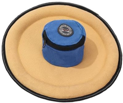 FewNvWa Disque Volant pour Chien, Jouet en Polyester pour Chiens de Petite, Moyenne et Grande Taille.