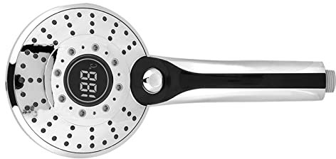 Doccia Handheld con Display Digitale, Spruzzatore Bidet Shattaf Portatile, Controllo Temperatura LED, 3 Modalità Spruzzo, 3 Colori, Strumento Idroponico, Doccia Manuale, Strumento Portatile