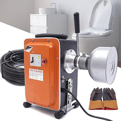 Lightakai Rohrreinigungswellen, 750W Elektrische Rohrreinigungsmaschine Rohrreiniger 20mm bis 110mm drain clean Rohrreinigungsgerät für Sewer Badewanne