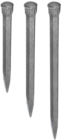 QUARKZMAN 1Set Maçonnerie Ciseau pour Rocher 10,2/12,2/14,2pouce Pointu Tête Élevé Carbone Acier Rocher Béton Mortier Pierre Burin Brique Ciseau pour Pierre Brique Casse Démolition Fendage