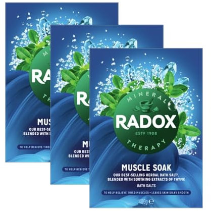 Radox Mineral Therapy Muscle Soak Bath Salt, 400g, | Multi Pack | Pick a Bundle