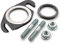 Auspuffdichtung und Auspuff Stehbolzen, Krümmer Dichtung Set, 50cc 2T Roller Löcher Achsabstand 48mm, für Auspuff für Roller 50cc Yamaha Aerox Bw's Stunt Rocket Slider Mach-G Jog-R