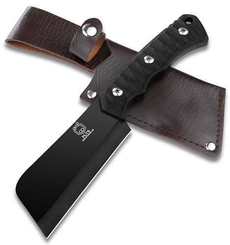 Plys Cuchillo Bushcraft Negro Cuchillo Supervivencia de Monte Cuchillos Caza Facas de Sobrevivência