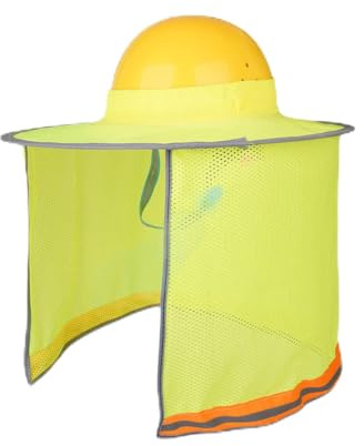 Visera Solar para Casco De Seguridad Protección De Cabeza Y Cara con Banda