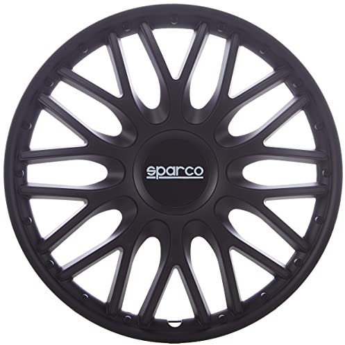 Sparco Radzierblenden Roma - 16-Zoll - Schwarz - Satz mit 4 Stück