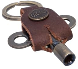 Tackle Timekeepers Drum Key - Antique Brass
