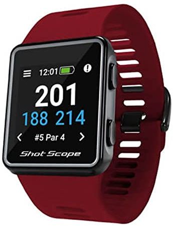 Shot Scope G3 GPS-klocka - F/M/B + faraavstånd - iOS- och Android-appar - Färgskärm - 36 000+ förinstallerade kurser - Inga prenumerationer