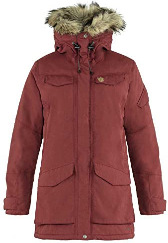 Fjallraven 89655 Nuuk Parka W Jacket womens Red Oak XL