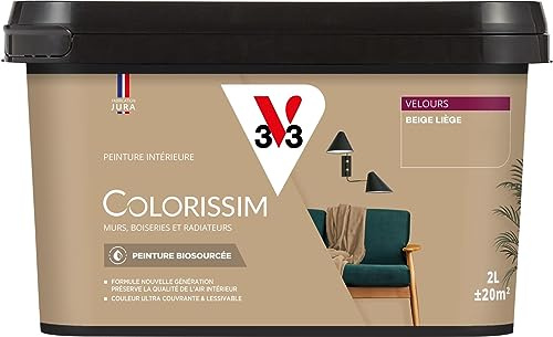 V33 Peinture multi-supports Colorissim® Beige liège Velours 2L