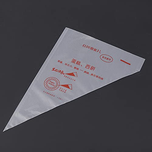 Pongnas Sacchetti di Tubazioni, Sacchetti per Tubazioni Grandi di Pasticceria con Design Addensato 100 Pezzi per Torta, Fondente, Cupcake, Soffio, Biscotti (L)