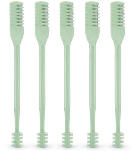 5PCS Manual Nose Hair Trimmer for Men and Women, 2-in-1 Double Sided Nasal Hair Cutter, Portable Stainless Steel Nose and Ear Trimmer Tool, Nasal Hair Remover for Cleaning and Grooming