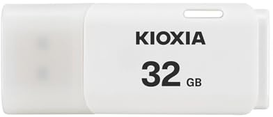 KIOXIA 32GB TransMemory U202 USB 2.0 Flash Drive, White