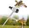 Arroseur de pelouse en métal réglable - Arroseur à impulsion - Arroseur de jardin - Arroseur de pelouse - Grande couverture de surface à 360 ° - Pour système d'arrosage de jardin - Arrosage de la