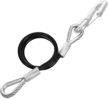 HAWILLOSCH Cuerda De Seguridad para Remolque Cable De Seguridad Remolque Correa De Arrastre para Camiones SUV y Tractores con Gancho Resistente hasta