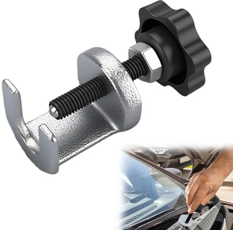 VAGCARS Extractor de brazo de limpiaparabrisas, herramientas de extracción, brazo de limpiaparabrisas con botón ajustable, herramienta de desmontaje de brazo de limpiaparabrisas ajustable, extractor