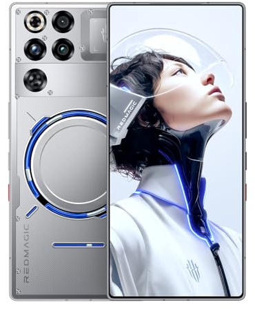 REDMAGIC 11 Pro 144Hz Gaming Phone, 5G Android Smartphone, 16GB RAM+512GB ROM, Snapdragon 8 Elite Gen 5, 6.85 1.5K AMOLED Full Screen, 50MP Camera, Unlocked Mobile Phone Silver