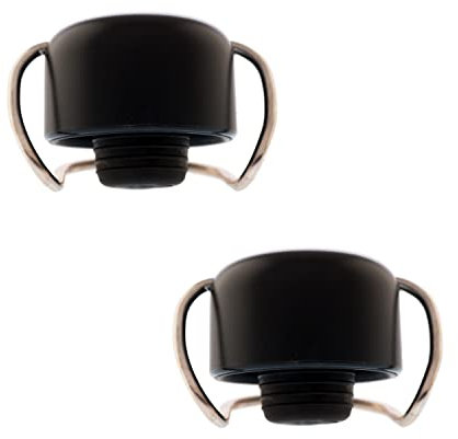 Koala Spain Tapón Champán Rose Hermético, Color Negro, Silicona y Varilla de Cierre (2 Unidades)