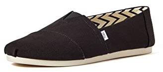 TOMS Mens Canvas Shoes Pumps