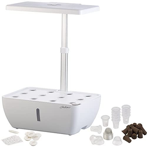 Carlo Milano Grow Lampe: Smartes WLAN-Anzuchtsystem für 12 Pflanzen, Wachstums-LEDs, App, 7 l (Led Grow, Anzuchtbox, Kräutergarten)