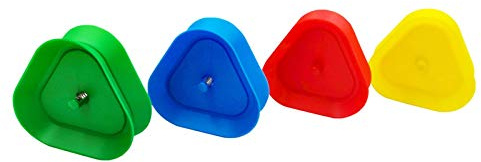 Hands-Free Playing Card Holder - 4 Colors Card Hand Holder - Playing Card Rack Holder Set for Kids, Adults, Seniors, Bridge Canasta Strategy Card Playing A/a