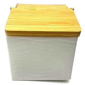 PLUS HOME Salero de Cocina de Cerámica con Tapa Diseños Originales.tamaño 12x12x11cm. (MODELO 18)