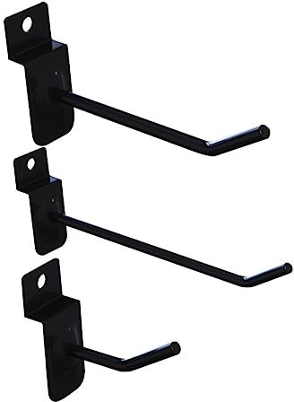 SOLUSTRE 3pcs Hanging Hooks for Pegboard Organizers Wall Storage Racks Smooth Finish for Home Supplies and Supermarket Shelving Sturdy and Practical Display