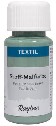 Rayher Textil Stoffmalfarbe, salbei, Flasche 50ml, 35062450