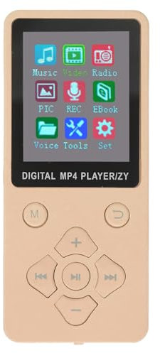 Reproductor de Música, Reproductor Mp3 y Mp4 con Bluetooth 5.0 y Reproductores de Audio Digital con Pantalla a Color de 1,8, Reproductor de Música con Sonido HiFi, Diseño Mini