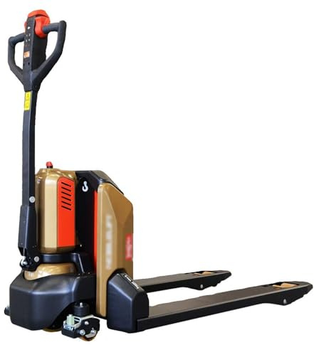 LJYKBFL Transpaleta eléctrica de 1500 kg con batería de Litio, Mini transpaleta portátil para Espacios Estrechos (68,5 cm)