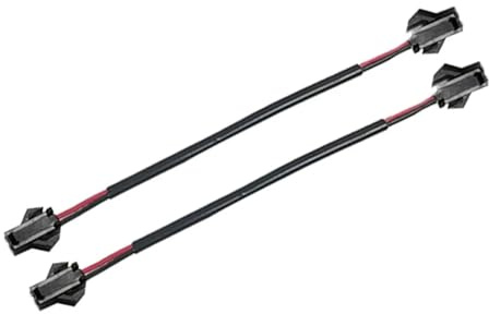 eufeifeiegds Câble convertisseur 2 pièces EL femelle - SM mâle for hotte de cuisine, armoire, éclairage cuisinière(SM Female-SM Female)