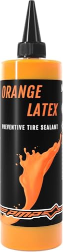 PMP Orange Latex - Liquide Préventif D'étanchéité Anti-crevaison pour Pneus VTT et Route Tubeless - Flacon 300 ml