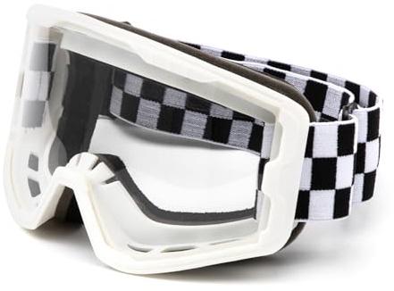 APEBAZY Motorcycle Goggles - Dirt Bike ATV Motocross Anti-UV Adjustable Riding Offroad Protective Goggles for Men Women Kids Youth Adult