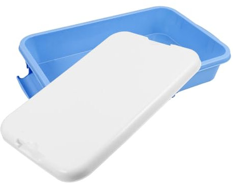 UPKOCH Portable Sandbox Play Tray for Boys and Girls Outdoor Indoor Use Plastic Box Toy Storage Chest for Classroom Craft Organizers