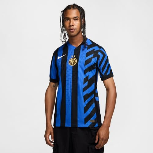 Nike Inter Mailand 2024/25 Match Home Authentic Dri-Fit ADV Fußballtrikot (Herren), Lyon Blue/Black/Lyon Blue/White, FN8767-440, S